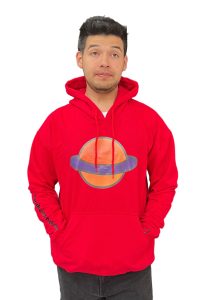 Hoodie El Mundo De Yako Rojo