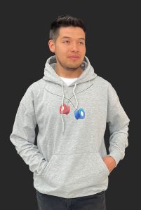 Hoodie El Yoyo De Yako Gris
