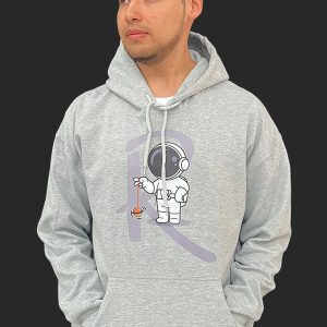 Hoddie Con Los Pies En La Tierra Morado